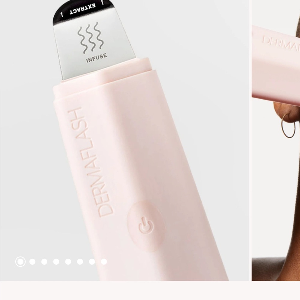 Dermaflash Infuse Ultrasonic Skin Spatula – Blush Pink